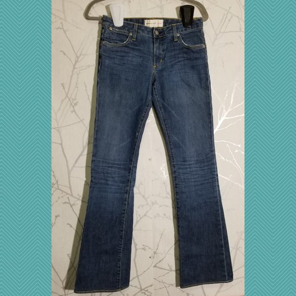 Paper Denim & Cloth Dark Wash Mid Rise Bootcut Jeans - Picture 6 of 7